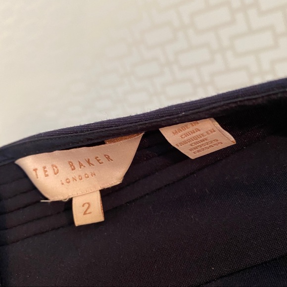 🇬🇧 Ted Baker Inan Bardot Body Con Bandage Dress - Picture 10 of 11